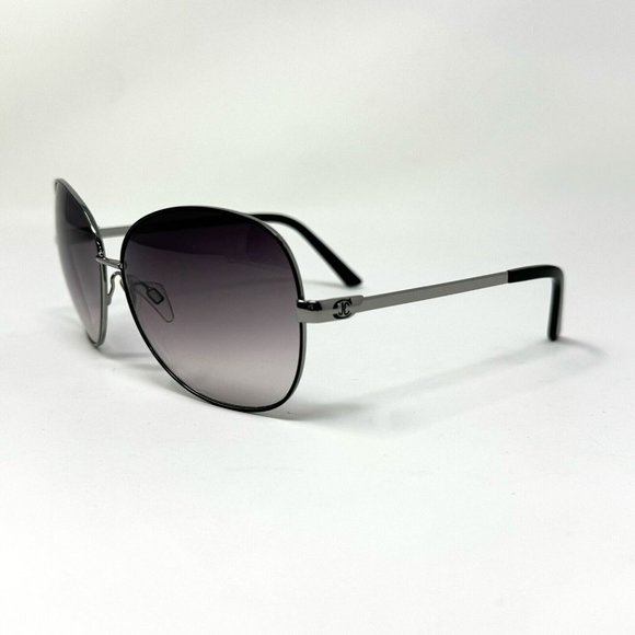 Just cavalli Sunglasses JC 417S Black Silver Gradient Oversized Round 62 [] 14 main image 13